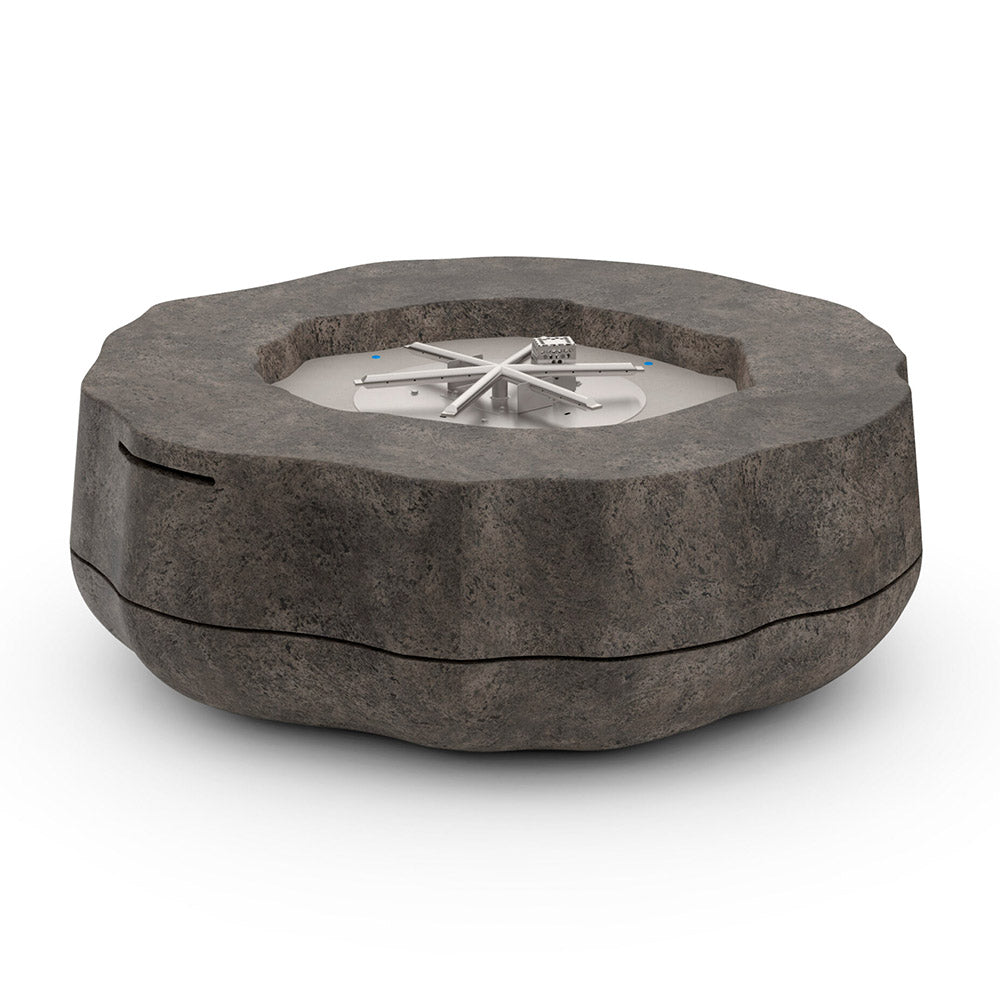 American Fyre Designs Meadow 48-Inch Round GFRC Chat Height Fire Table