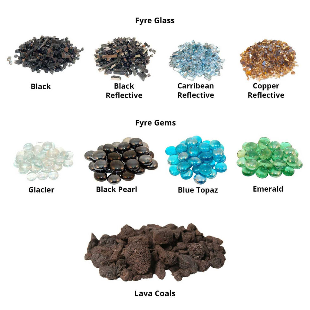 American Fyre Designs Marseille 40-Inch Round GFRC Gas Fire Bowl