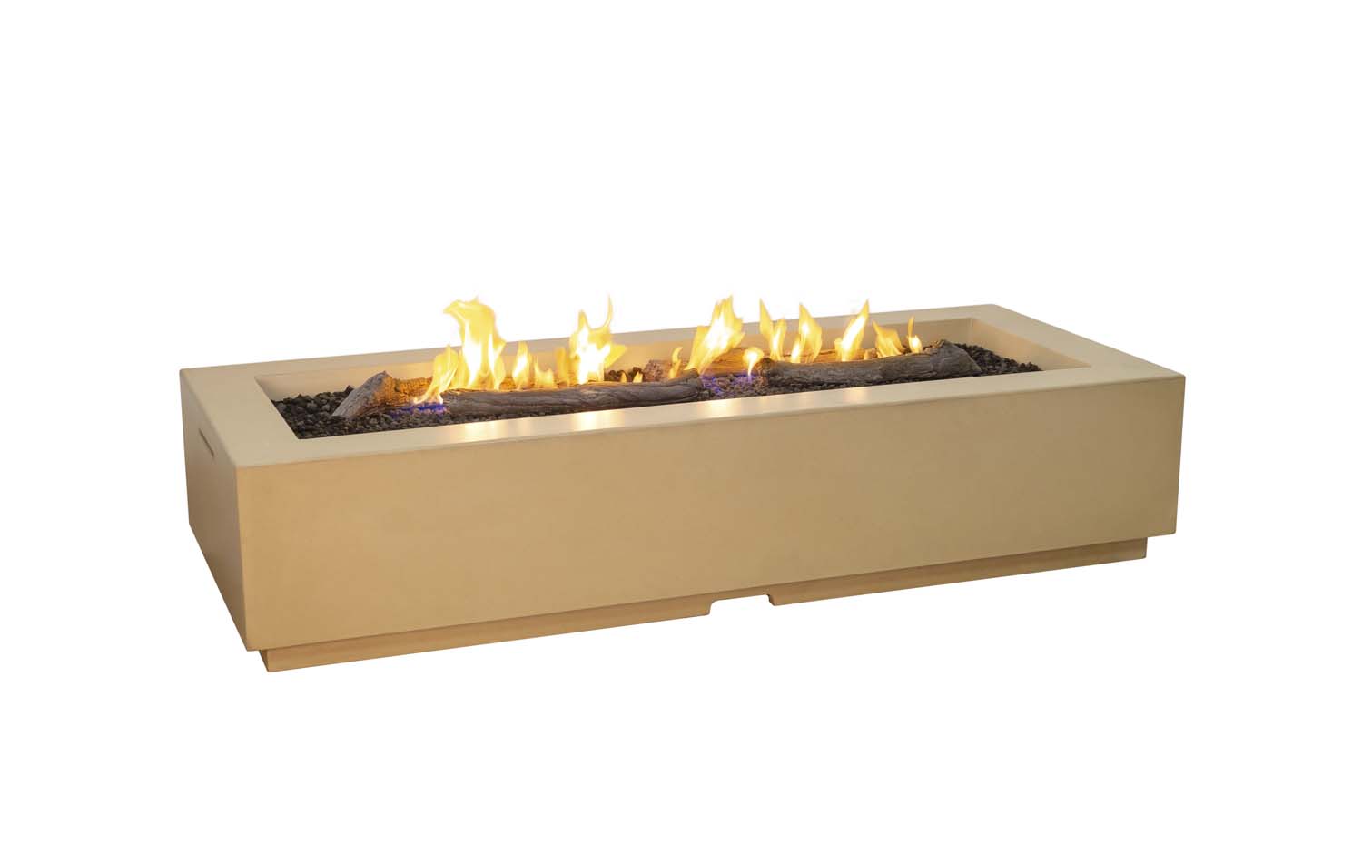 American Fyre Designs Louvre Long 72-Inch Rectangular GFRC Gas Fire Pit