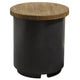 American Fyre Designs Reclaimed Wood Contempo Propane Tank Cover
