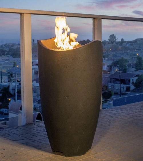 American Fyre Designs 20-Inch Wave Fire Urn with Access Door