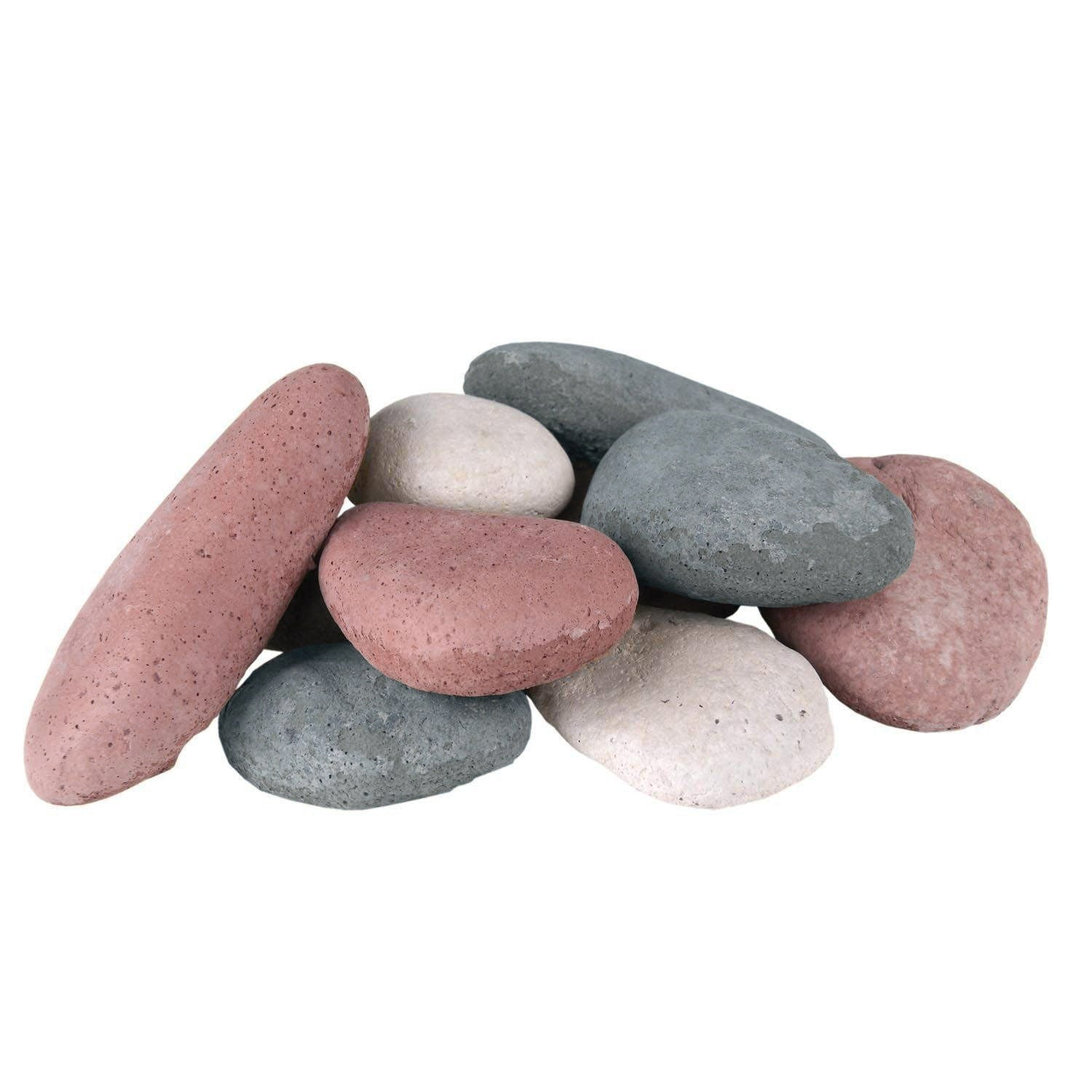 Real Fyre River Rock Fyre Stones, Assorted Colors