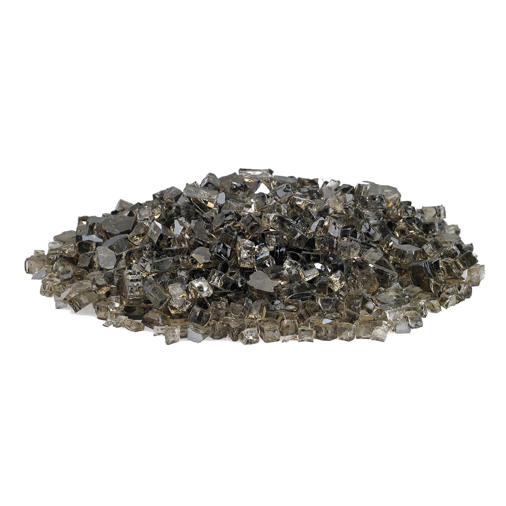 American Fire Glass 1/4-Inch Premium Fire Glass, 10 lbs, Bronze Reflective