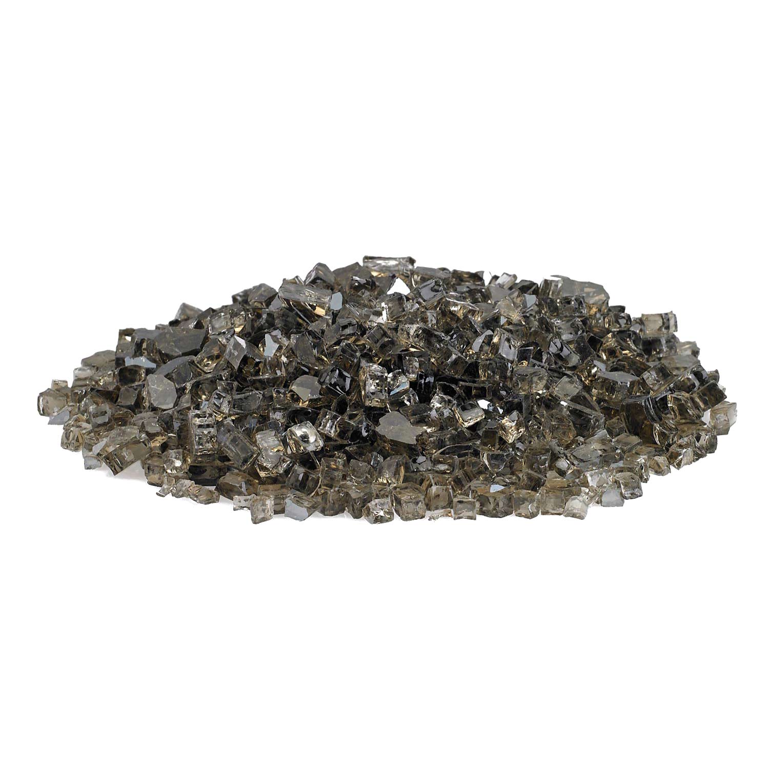 American Fire Glass 1/4-Inch Premium Fire Glass, 10 lbs, Bronze Reflective
