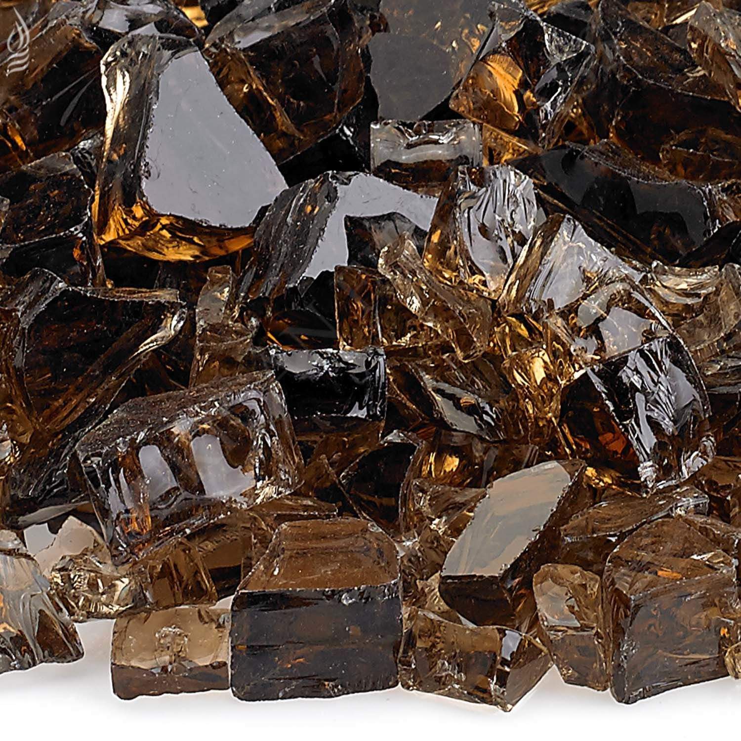 American Fire Glass 1/2-Inch Classic Fire Glass, 10-Pounds, Copper