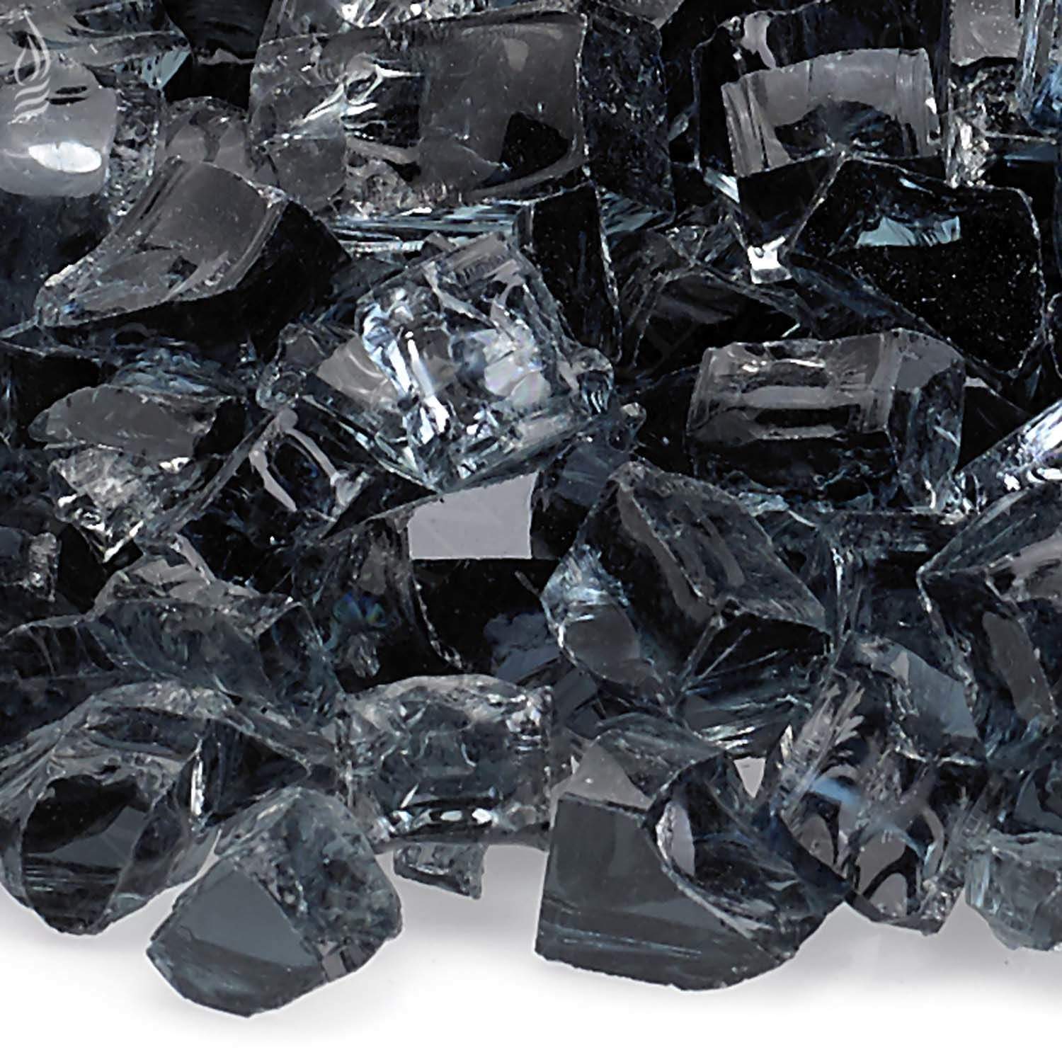American Fire Glass 1/2-Inch Classic Fire Glass, 10 lbs, Grey
