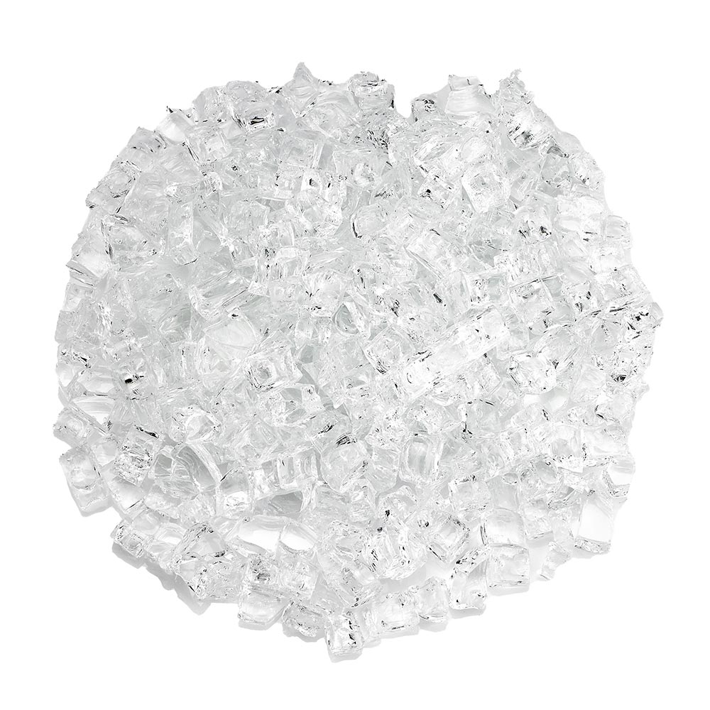 American Fire Glass 1/2-Inch Classic Fire Glass, 10 lbs, Starfire