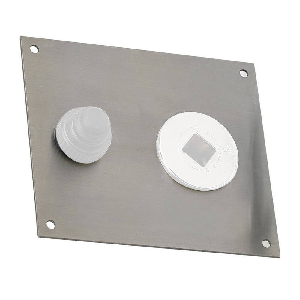American Fire Glass Stainless Steel Face Plate