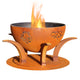 Fire Pit Art AFC Africa's Big Five Gas Fire Pit