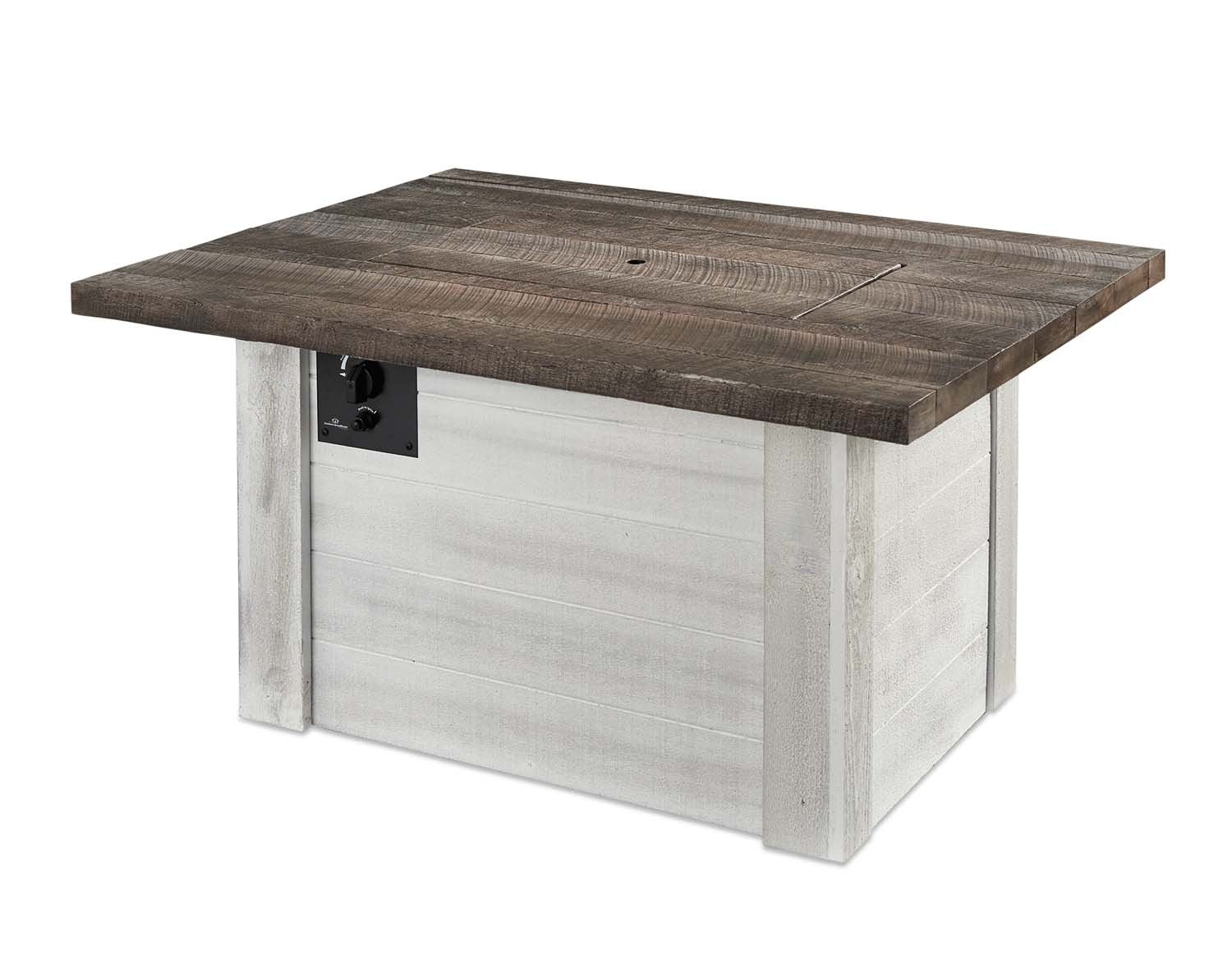 The Outdoor GreatRoom Company ALC-1224 Alcott Gas Fire Pit Table, 36.75x48-Inches