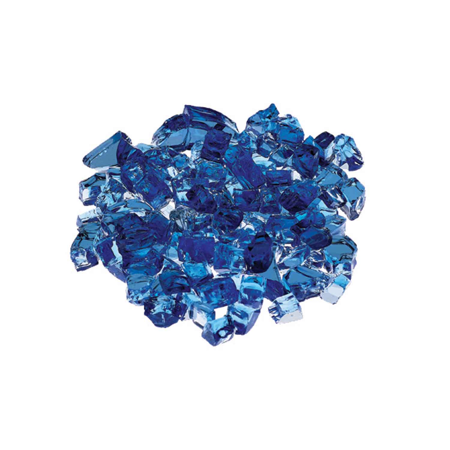 Prism Hardscapes 1/4-inch Metallic Fireglass, 10 LB, Aqua