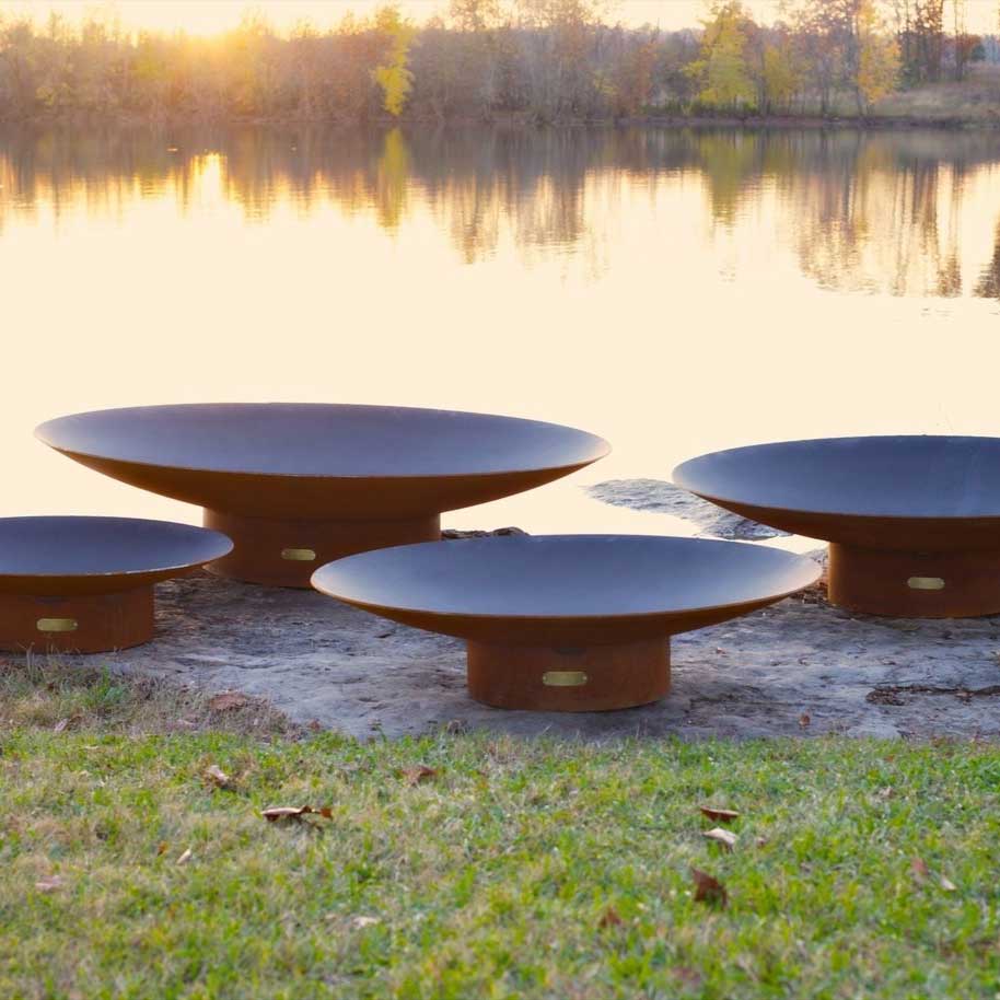 Fire Pit Art Asia Wood Fire Pit, 72 Inch