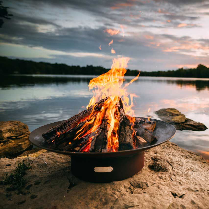 Fire Pit Art Asia Wood Fire Pit, 60 Inch