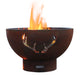 Fire Pit Art ANTC Antlers Gas Fire Pit