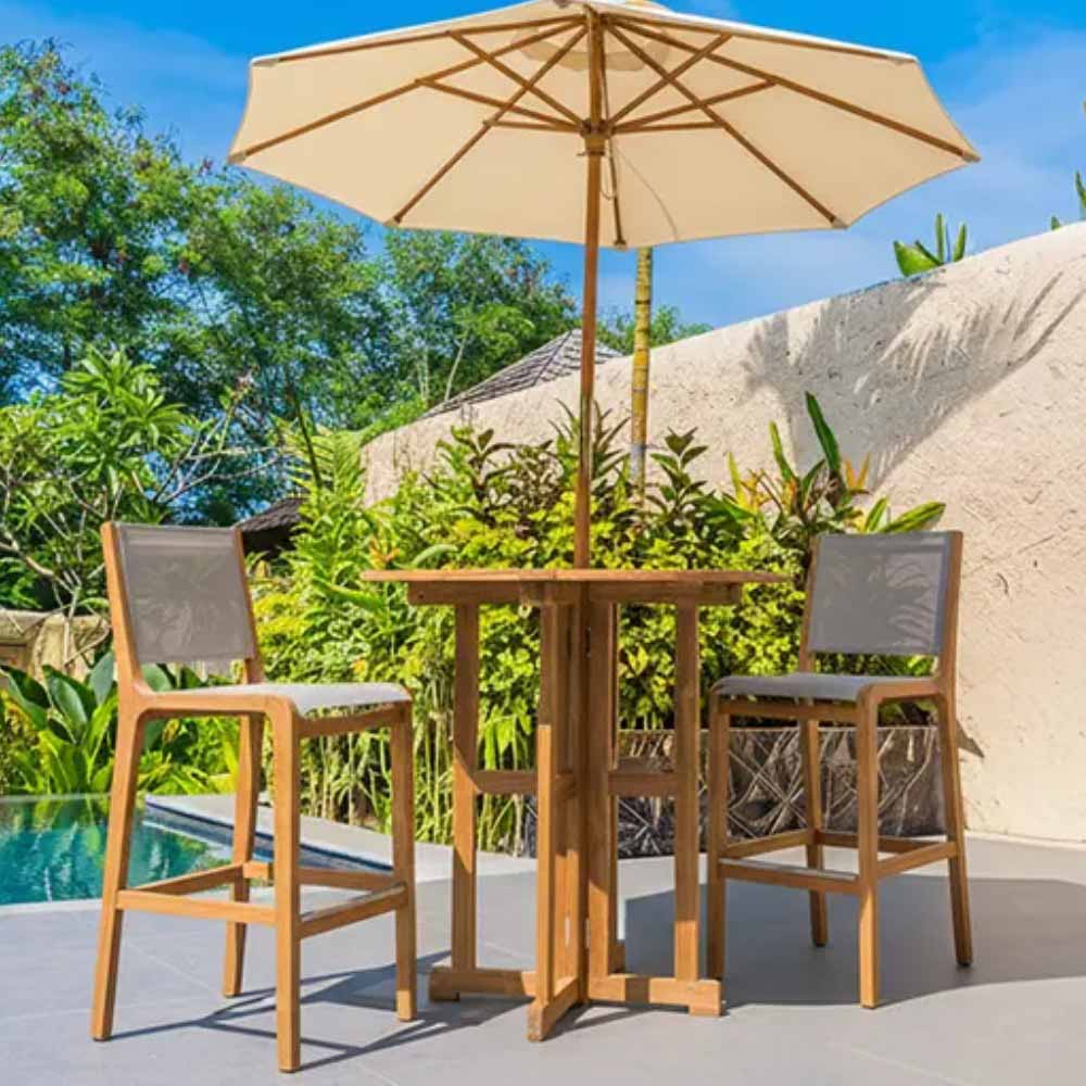 Royal Teak Collection Sailmate Bar Sling Chair
