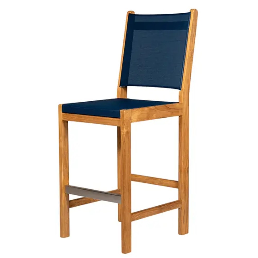 Royal Teak Collection Sailmate Bar Sling Chair