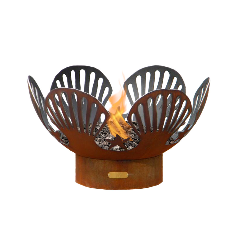 Fire Pit Art BARC Barefoot Beach Gas Fire Pit