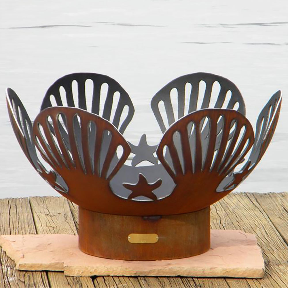 Fire Pit Art BARC Barefoot Beach Gas Fire Pit