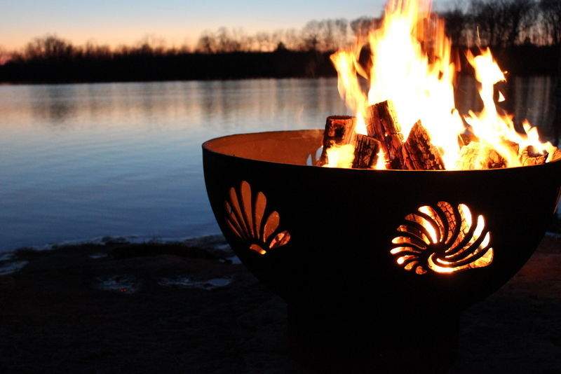 Fire Pit Art Wood Fire Pit
