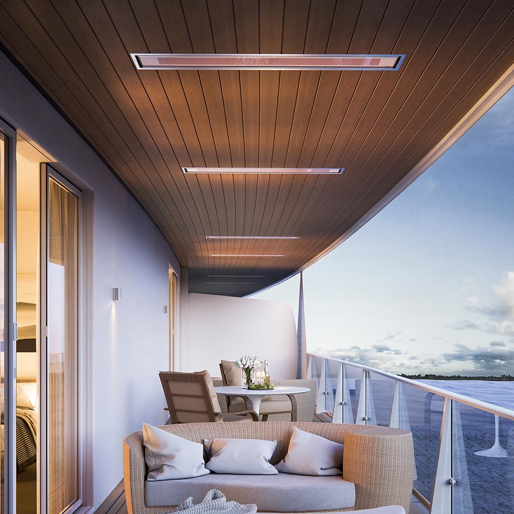 Bromic BR-EPLA34-316 Platinum Marine-Grade Electric Heater, 3400W