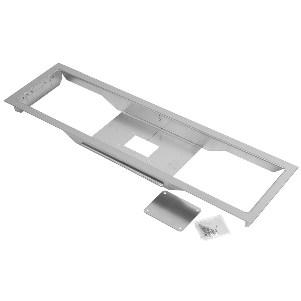 Ceiling recess kit frame and mounting plates for 3400W electric heater, metal