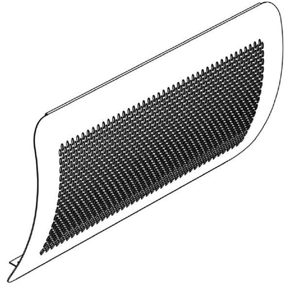 3-burner gas heater front cover with black metal mesh
