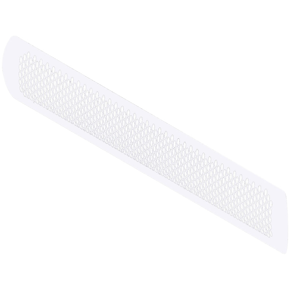 Bromic white front cover panel with perforated mesh for Tungsten heater