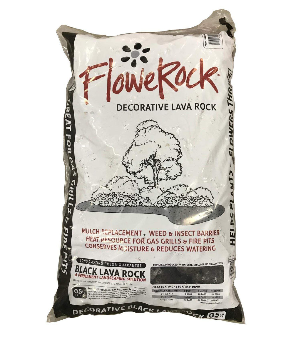Spotix Black Lava Rock, 1 Cubic Foot