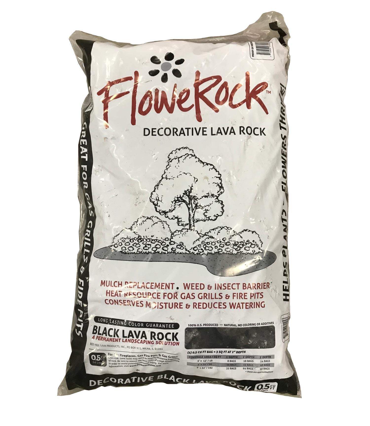 Spotix Black Lava Rock, 1 Cubic Foot