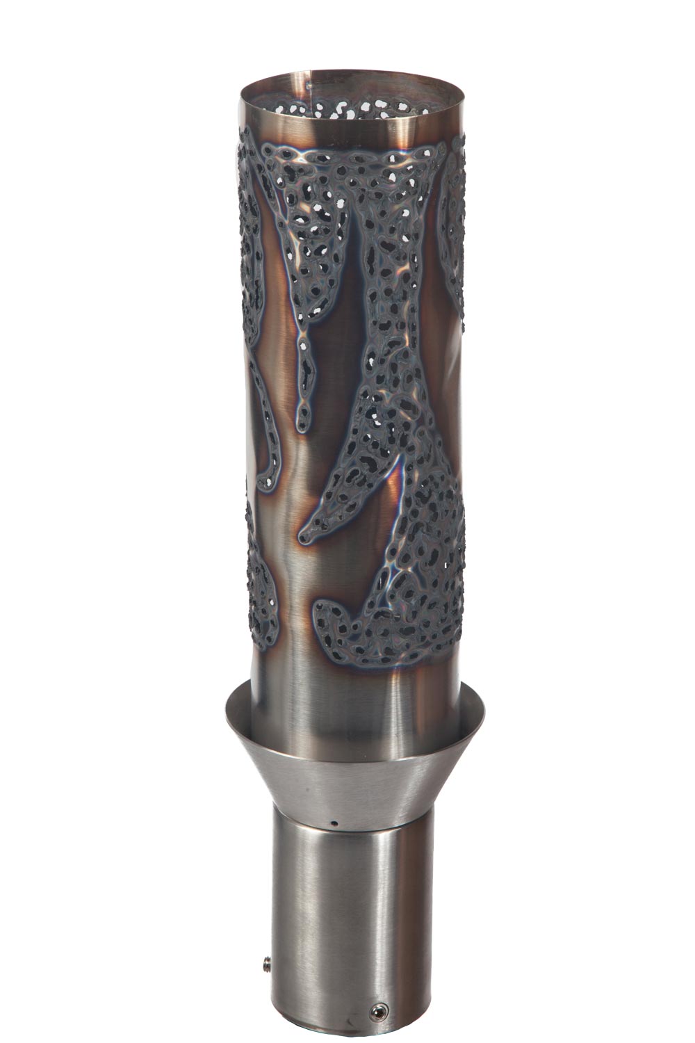 Fire by Design Bird of Paradise Gas Torch Head with Black Powder-Coated Pole