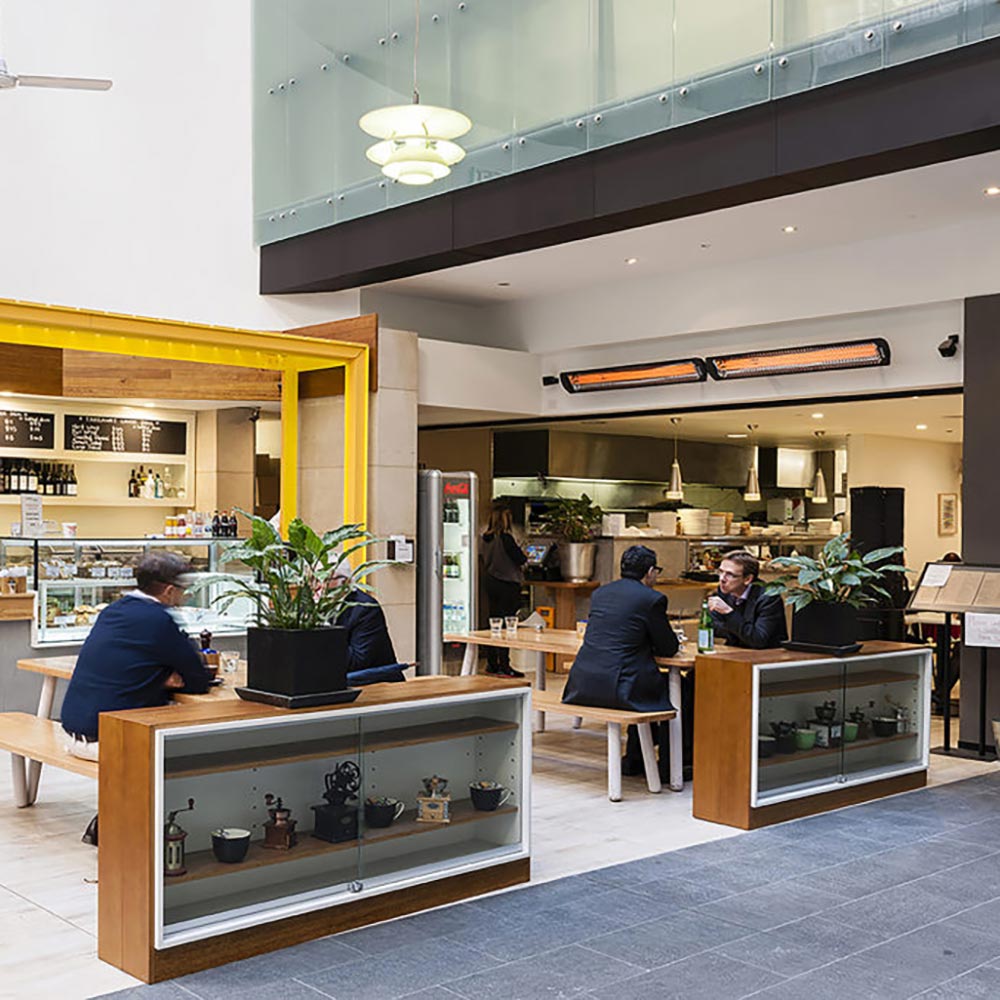 Bromic Tungsten Smart-Heat Black Electric Heater, 4000W