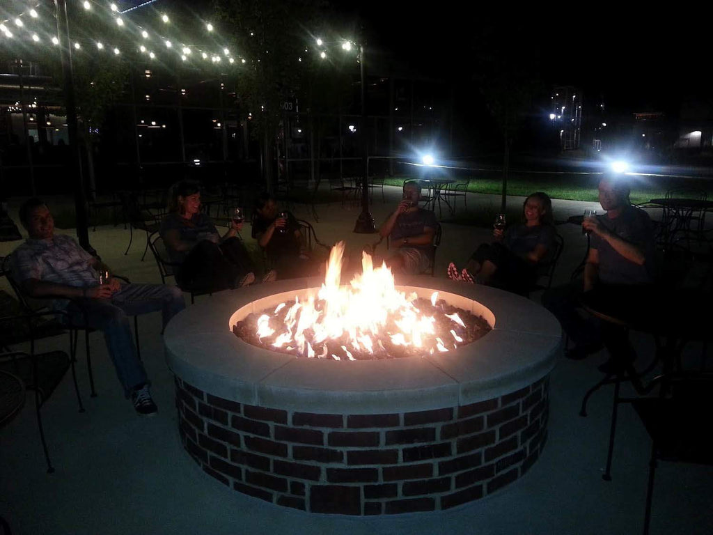 HPC Fire Match Light Gas Fire Pit Kit
