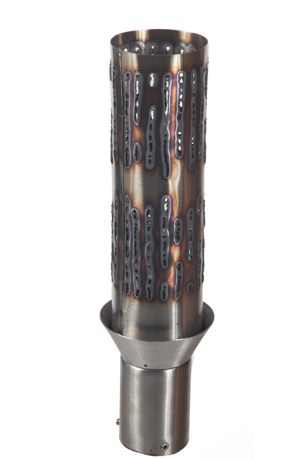 Fire by Design Bamboo Gas Torch Head with Black Powder-Coated Pole