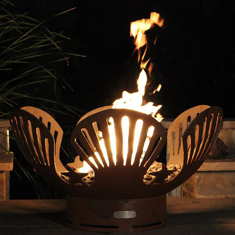 Fire Pit Art BARC Barefoot Beach Gas Fire Pit