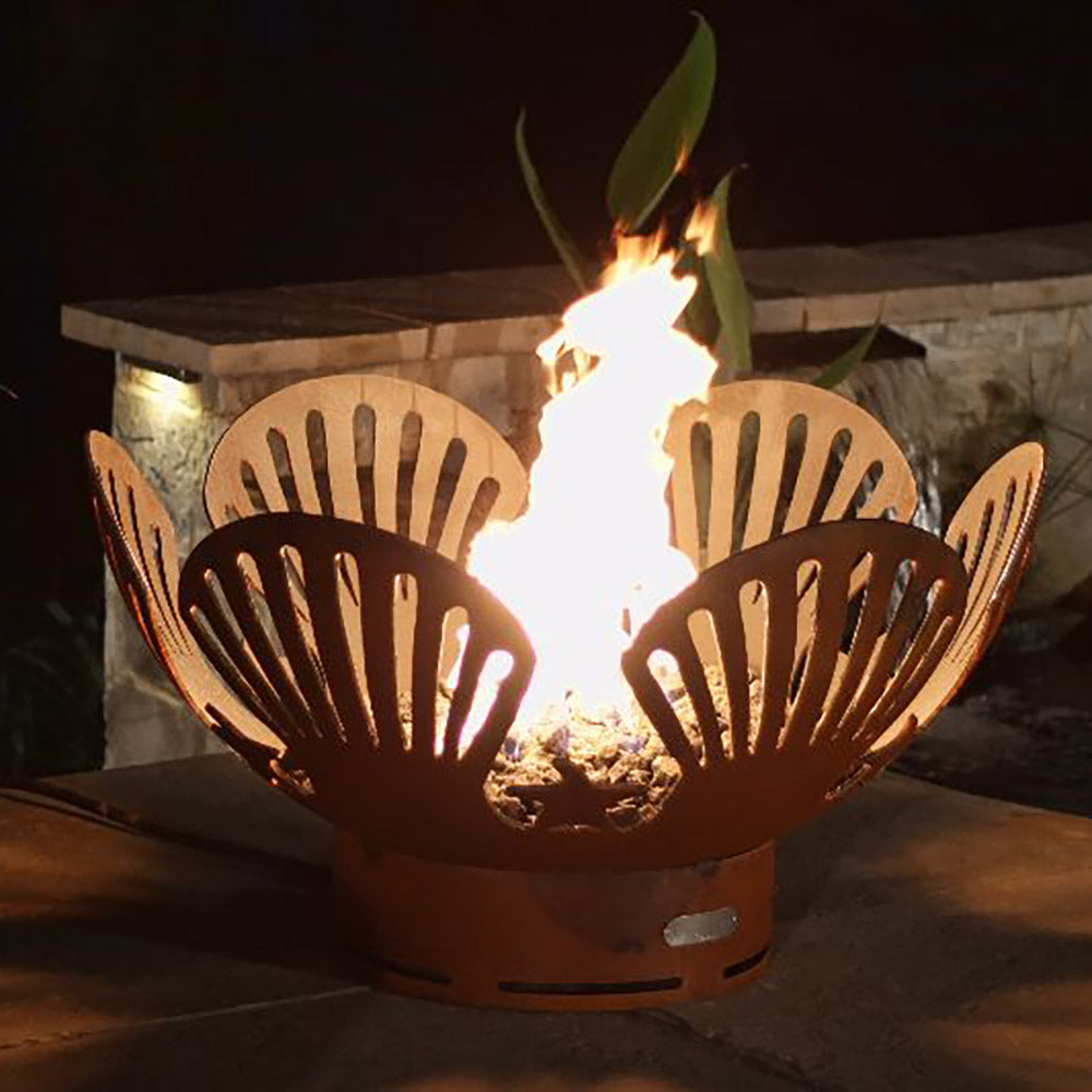 Fire Pit Art BARC Barefoot Beach Gas Fire Pit