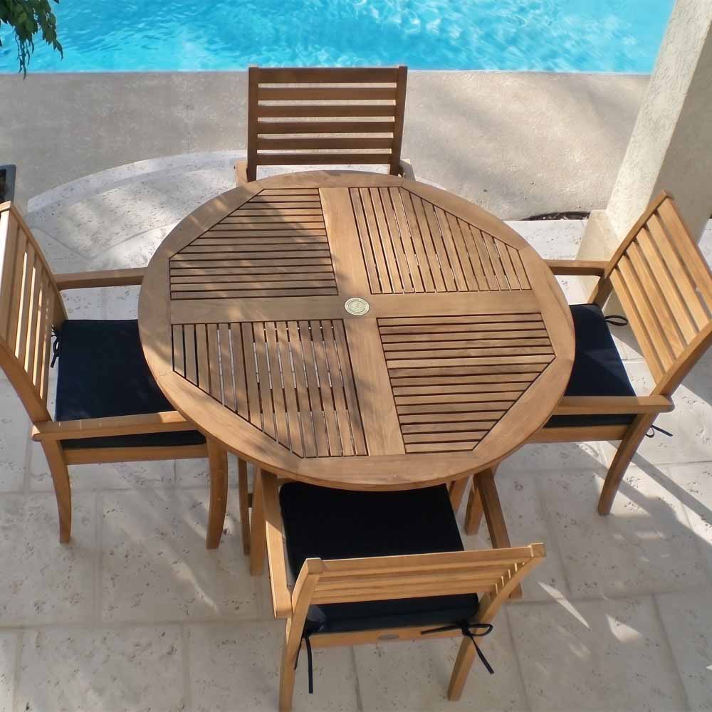 Royal Teak Collection Captiva Sling Stacking Chair