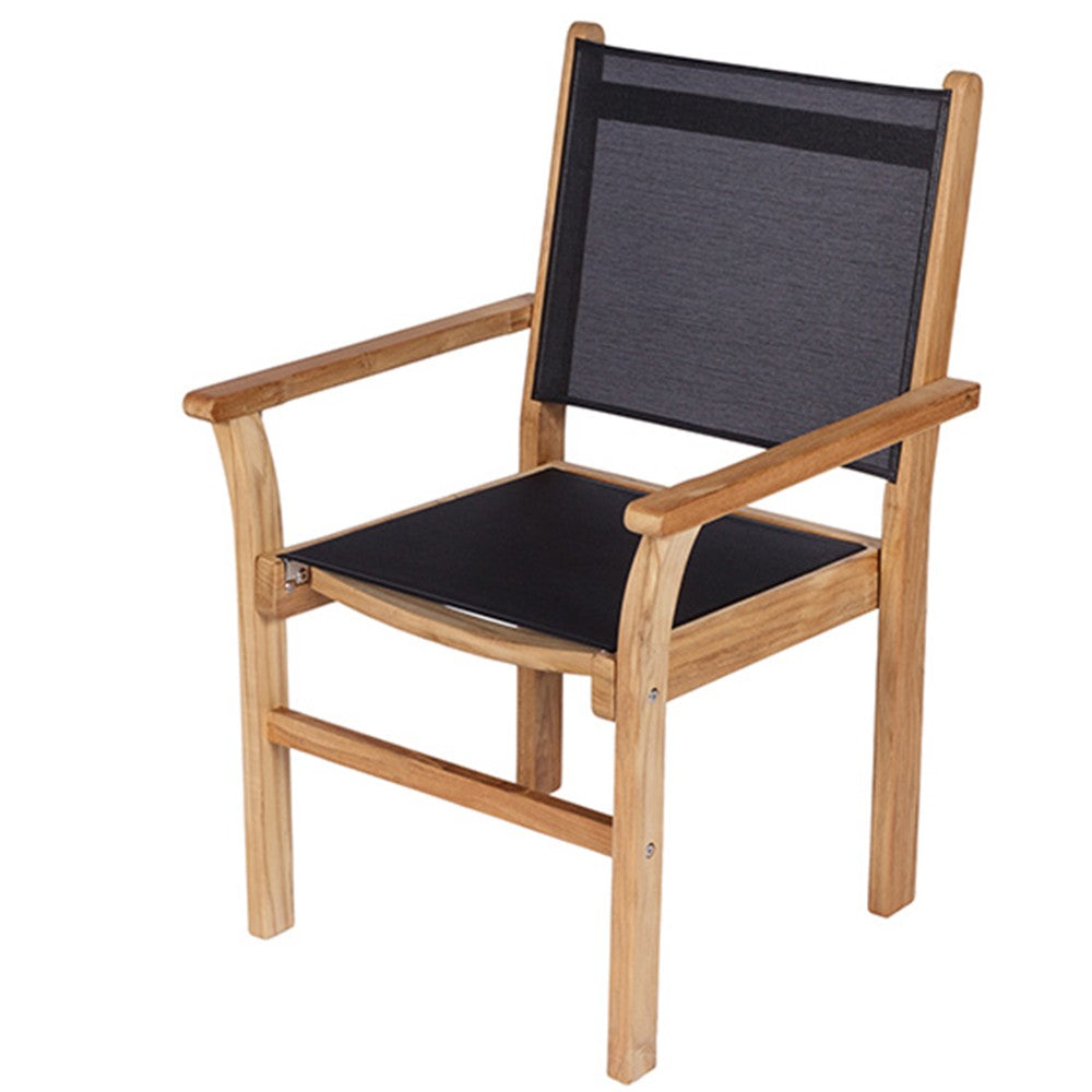 Royal Teak Collection Captiva Sling Stacking Chair