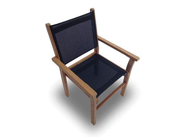Royal Teak Collection Captiva Sling Stacking Chair