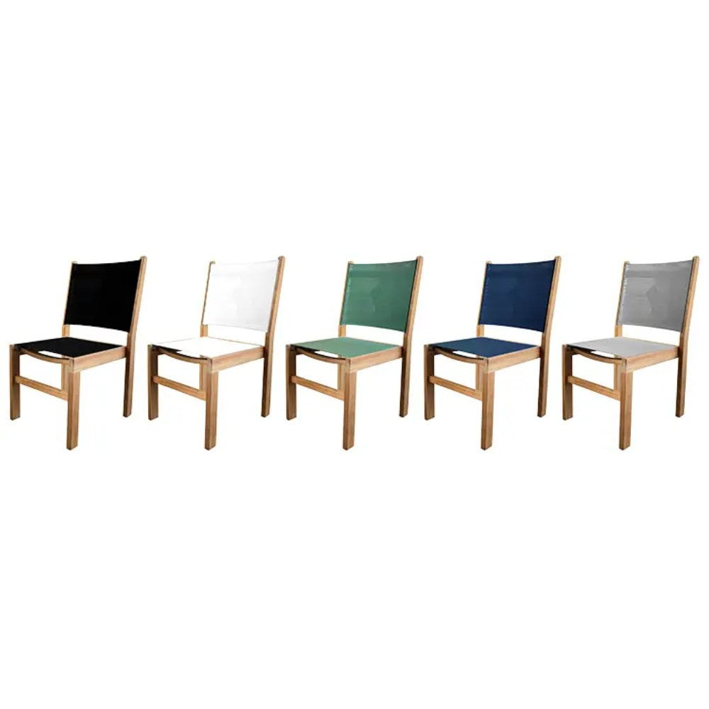 Royal Teak Collection Captiva Side Sling Stacking Chair
