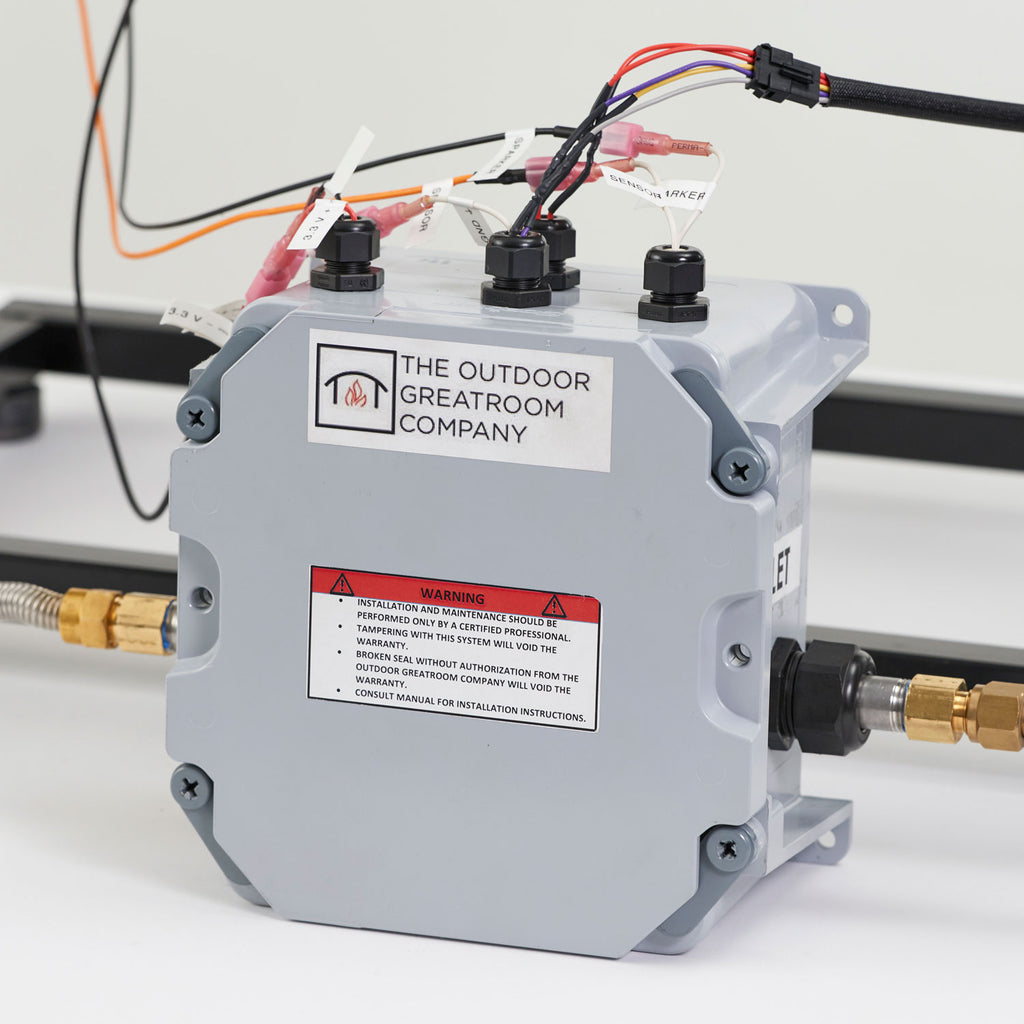 The Outdoor GreatRoom Company PROV-1224 Providence Fire Pit Table, 20x32-Inches