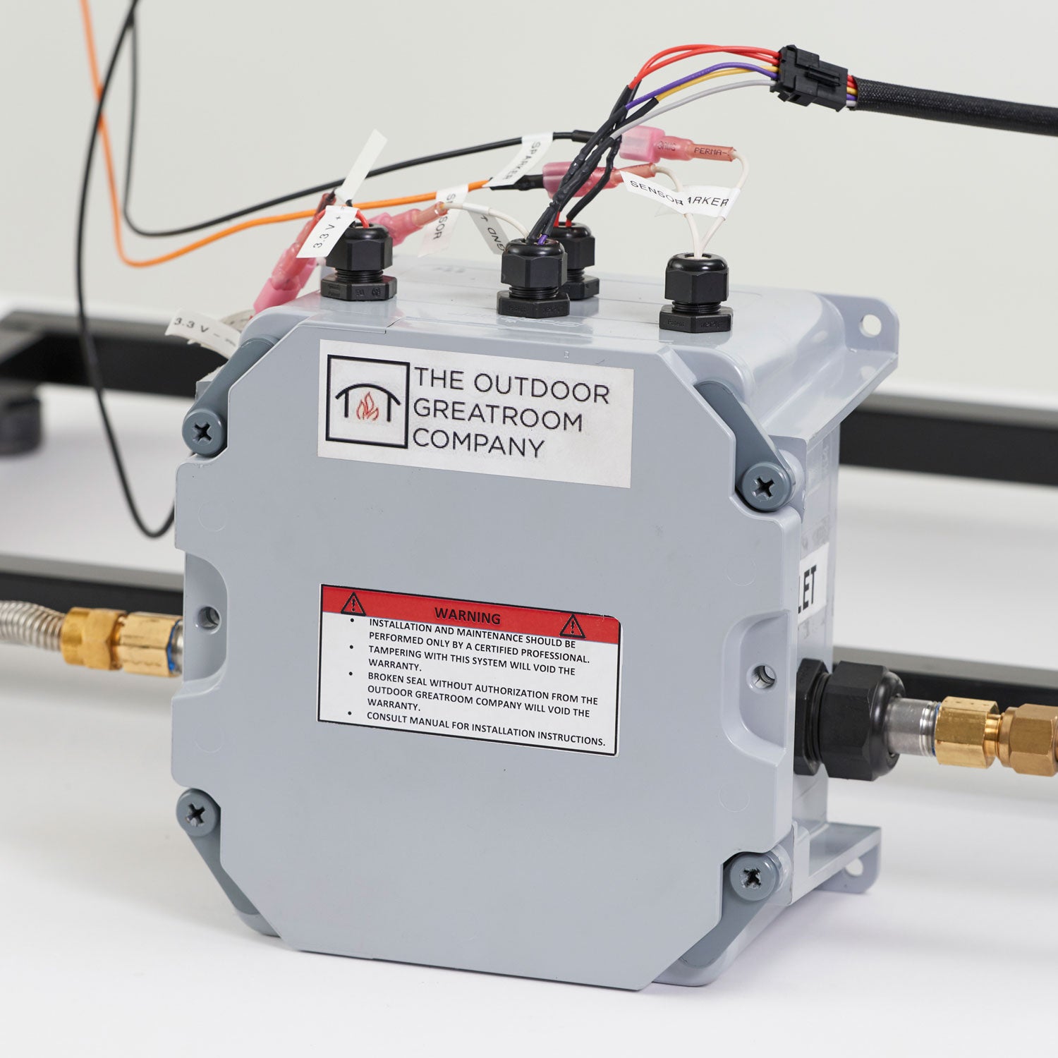 The Outdoor GreatRoom Company ALC-1224 Alcott Gas Fire Pit Table, 36.75x48-Inches