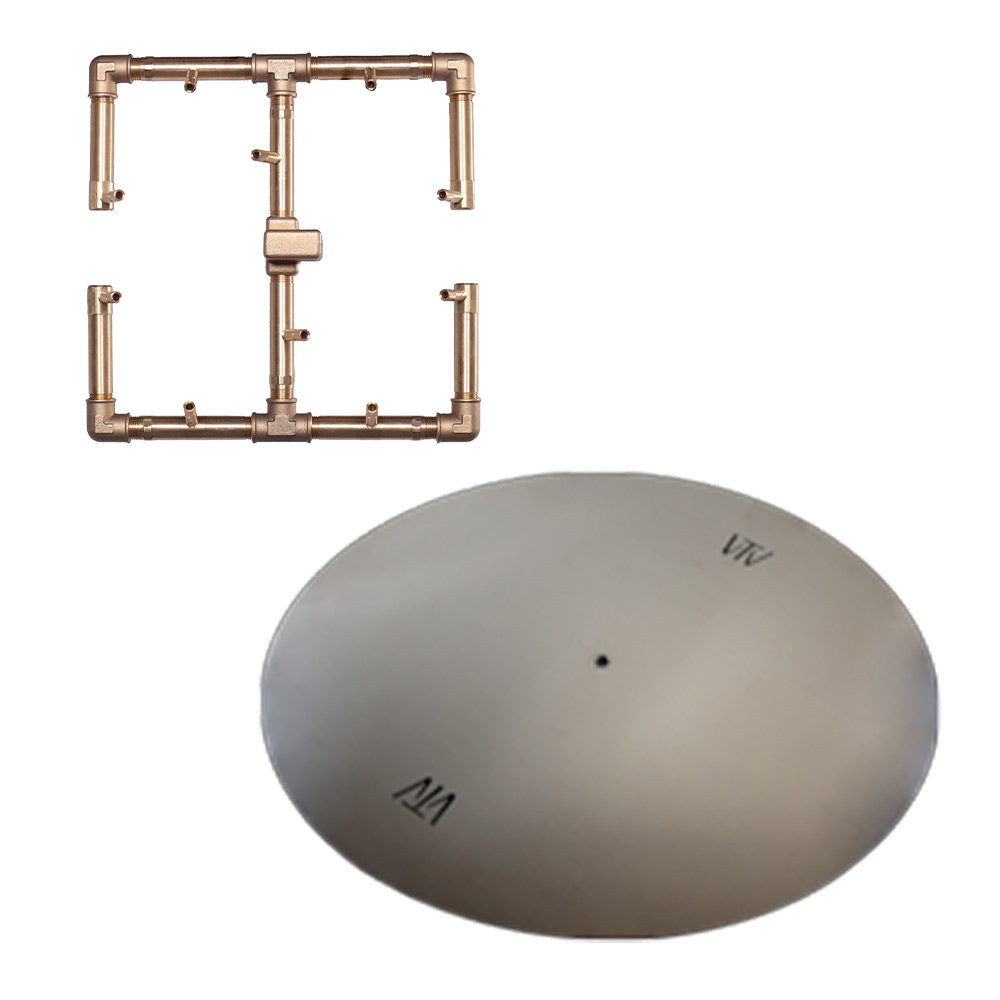 Crossfire by Warming Trends CFB Match Light Original Brass Gas Fire Pit Burner