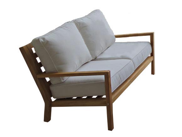 Royal Teak Collection COA2 Coastal Deep Seating Teak Loveseat