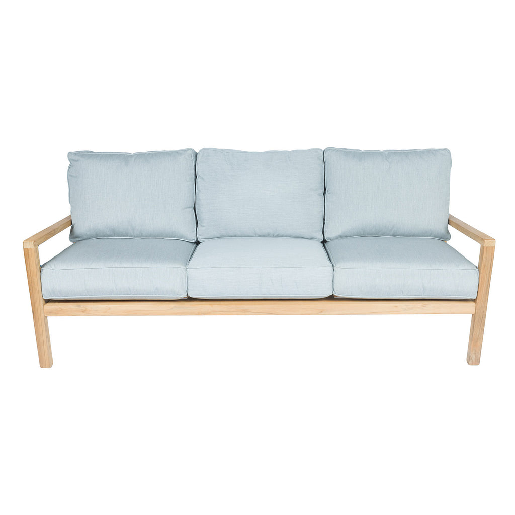 Royal Teak Collection COA3 Coastal Deep Seating Teak 3-Seater Sofa