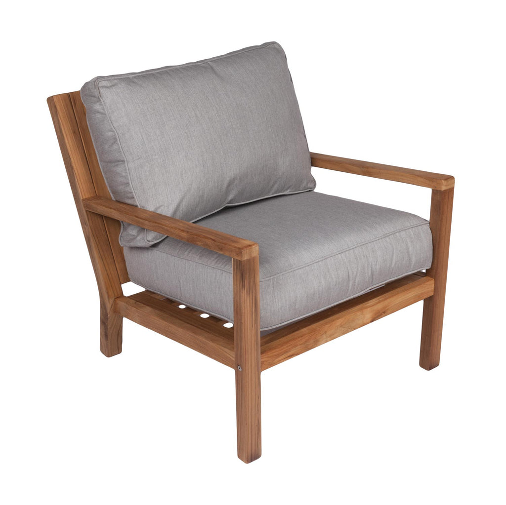 Royal Teak Collection COACH Coastal Deep Seating Teak Chair