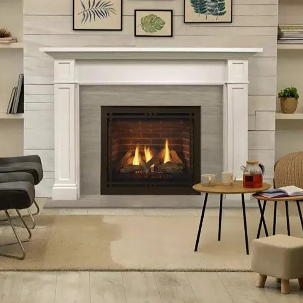 American Fyre Designs Bordeaux 36-Inch Square GFRC Gas Fire Bowl