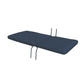 Royal Teak Collection Sunbrella 19x44-Inch Fullback Cushion for Estate & Comfort Rocker Chairs