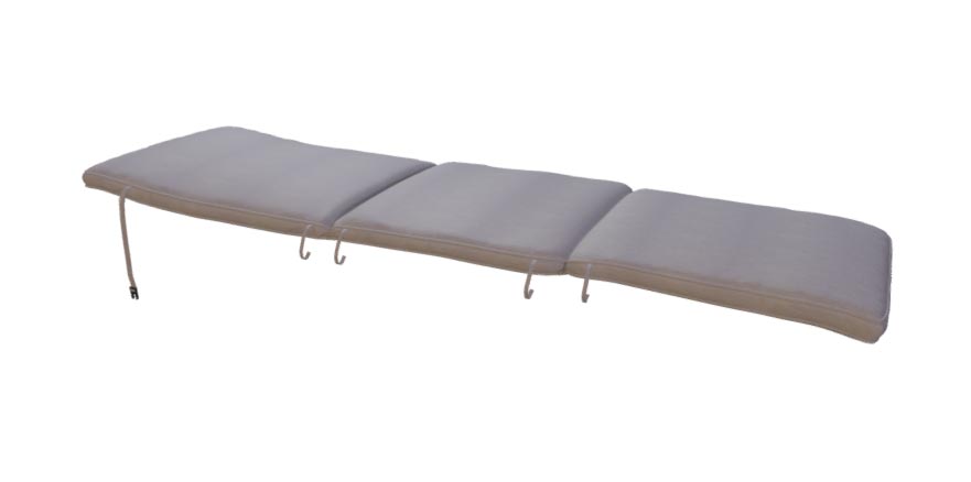 Royal Teak Collection Sunbrella 17x74-Inch Steamer Cushion for Steamer Lounge Chair