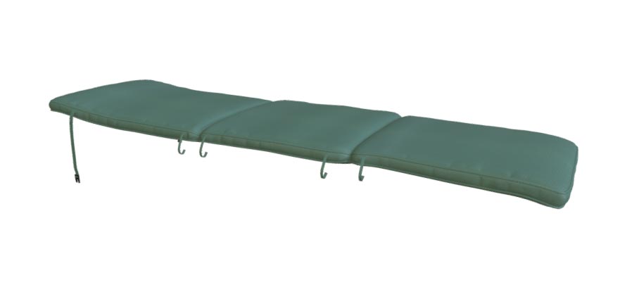 Royal Teak Collection Sunbrella 17x74-Inch Steamer Cushion for Steamer Lounge Chair