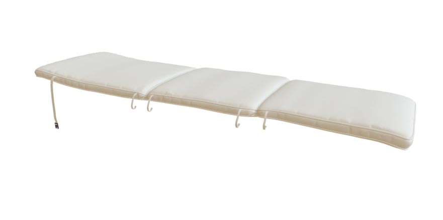 Royal Teak Collection Sunbrella 17x74-Inch Steamer Cushion for Steamer Lounge Chair